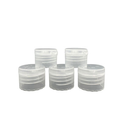 Top plástico rígido Flip Cap Screw acabamiento acanalado/liso de 20/410 del disco