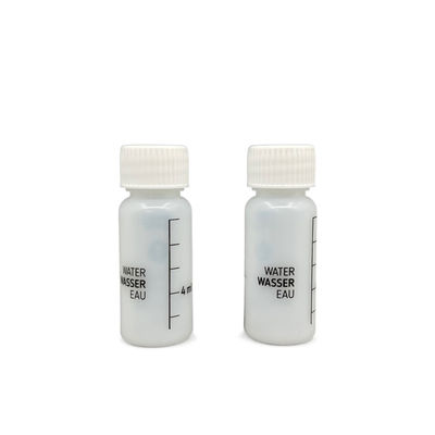 El casquillo blanco plástico de la botella 10ml del pequeño HDPE modificó color para requisitos particulares un uso del tiempo para la loción