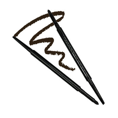 Material delgado vacío del ABS del cepillo del algodón del polvo de la ceja de las herramientas del maquillaje del estilo del lápiz de ceja