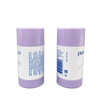 COMO/PP alrededor de los tubos Eco del envase 50g 1.76oz del palillo de desodorante amistoso con la impresión