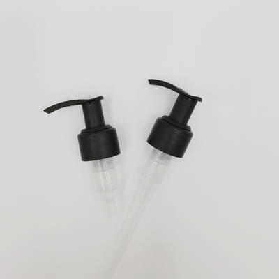 Bomba de loción de plástico PP con acabado mate Color negro 24/410