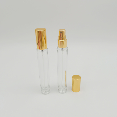 Pulverizador de bomba de perfume con tapa de aluminio completo 13/410 con botella de vidrio 10ML