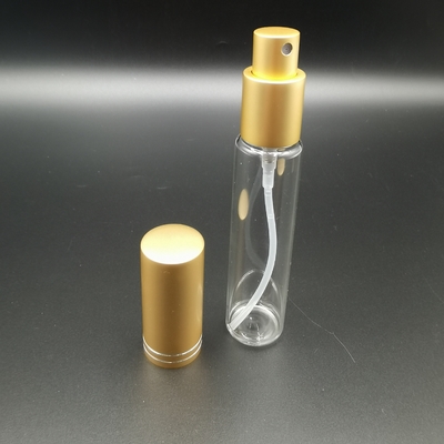 botella de cristal del tubo de 10ml 15ml 20ml 25ml 30ml con los rociadores de perfume de aluminio