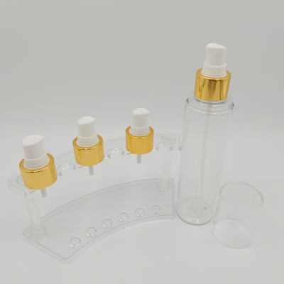 24/410 PP Dispensador Bomba Crema Tapa Aluminio Oro Brillo