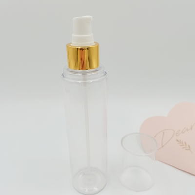 24/410 PP Dispensador Bomba Crema Tapa Aluminio Oro Brillo