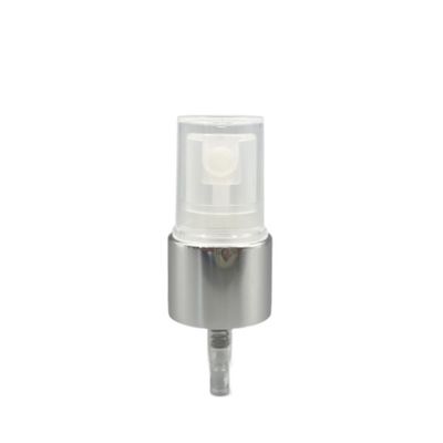 18/410 rociador fino de la niebla bombea la falda acanalada de aluminio de plata del cierre 0.12ML SS316
