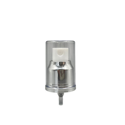 Casquillo metalizado de plata de la niebla del perfume 0.12ML de la pared doble fina del rociador 20/410