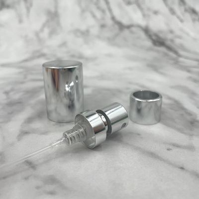 Dosificación recargable del rociador 15/400 0.07ML 0.09ML de la bomba del perfume con el cuello de plata