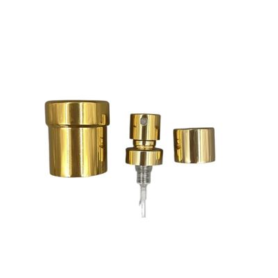 La pequeña 15/400 bomba de la encrespadura del perfume rocía 0.09ML SS316 con el casquillo del oro