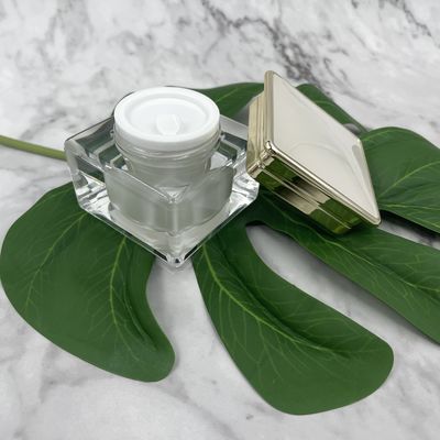 Envases de Jade Surface Plastic Cream Jars 30g 50g metalizados para los cosméticos