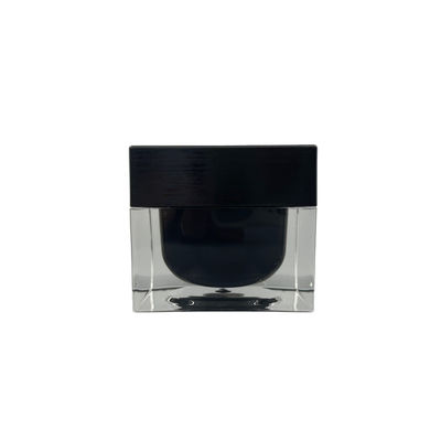 Los tarros cosméticos de Matt Lid 10g ajustan los envases plásticos del maquillaje metalizaron superficial