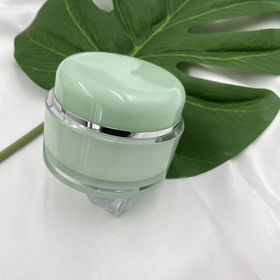 Tarros cosméticos plásticos de la prueba ULTRAVIOLETA alrededor de los envases de acrílico 30g 50g para la crema del cuidado de piel