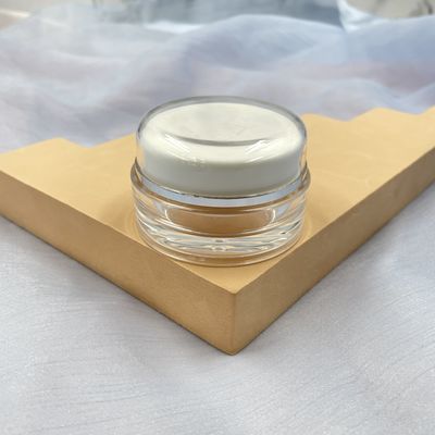 Tarros cosméticos plásticos de la prueba ULTRAVIOLETA alrededor de los envases de acrílico 30g 50g para la crema del cuidado de piel