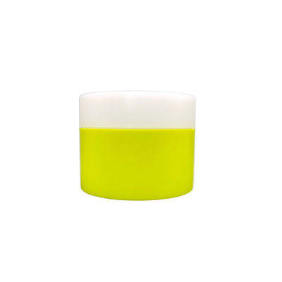 La pared 60ml 100ml de Matt Plastic Cosmetic Jars Double metalizó para la goma Scrub