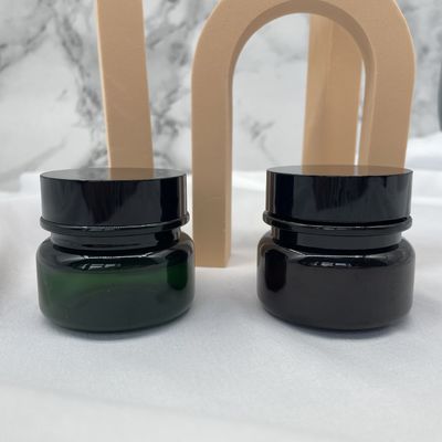 ANIMAL DOMÉSTICO Amber Plastic Cosmetic Jars 30g 50g alrededor de la investigación de seda