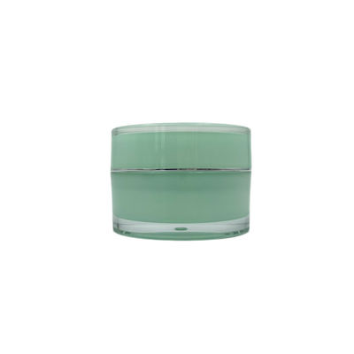 Tarro cosmético 15g 30g 50g alrededor de la crema de cara poner crema de acrílico vacía del tarro para el cuidado de piel