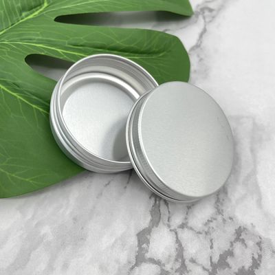 Pequeño top de aluminio de la torsión de 60ml 80ml Tin Jars Round Edge Screw para las ceras