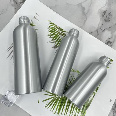 Botella cosmética de aluminio ULTRAVIOLETA anti que sella 100ml 150ml con la etiqueta