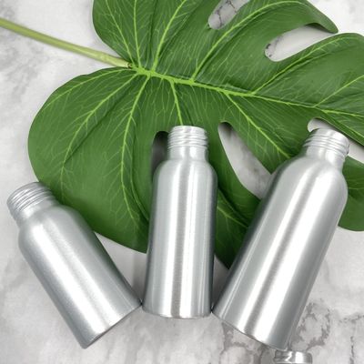 Botella cosmética de aluminio ULTRAVIOLETA anti que sella 100ml 150ml con la etiqueta