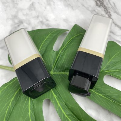 Pared privada de aire Matte Packaging Bottle que defiende de seda del doble de la botella 15ml 30ml 50ml del cuadrado rotatorio