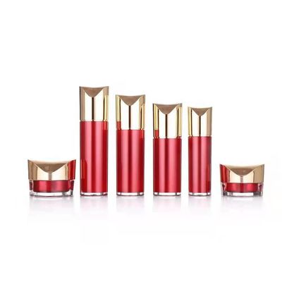 Embalajes cosméticos reutilizables 80ml 100ml de la forma de la bomba del oro cosmético especial de la botella