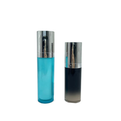 Prueba gradual cosmética de acrílico del escape del ABS de la descoloración de la botella 15ml de la bomba para la loción