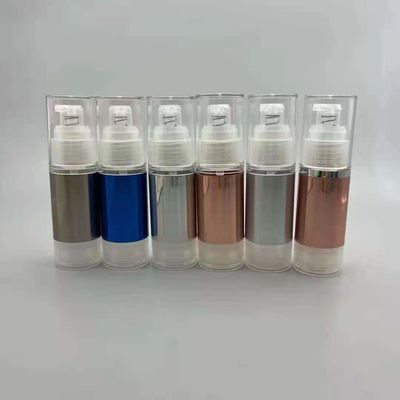15ml, 30ml, 50ml, 80ml, 100ml, actuador privado de aire de la loción de la botella de la loción 120ml para el cuidado de piel