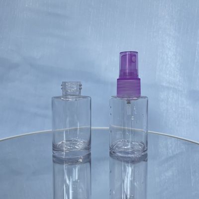 Botella cosmética clara de lujo 30ml portátil de PETG hermética para la marca de gama alta