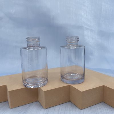 Botella cosmética clara de lujo 30ml portátil de PETG hermética para la marca de gama alta