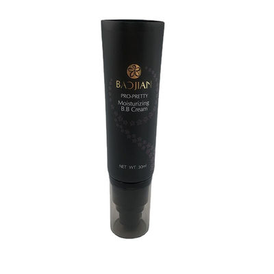Diámetro vacío cosmético suave 30m m de los tubos 30ml 50ml del apretón con la bomba