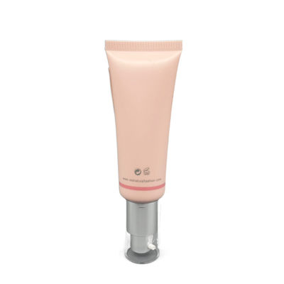 Diámetro vacío poner crema 30m m de los tubos 30ml 50ml del apretón del BB del rosa con la bomba