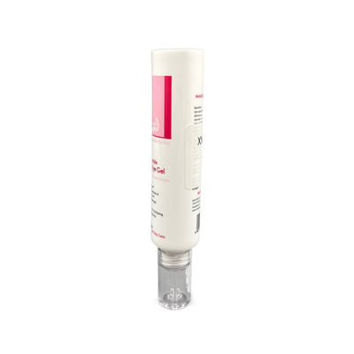 Diámetro vacío modificado para requisitos particulares 25m m del casquillo del claro de los tubos 20ml 40ml del apretón del color para el gel del ojo