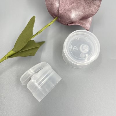 Top plástico rígido Flip Cap Screw acabamiento acanalado/liso de 20/410 del disco