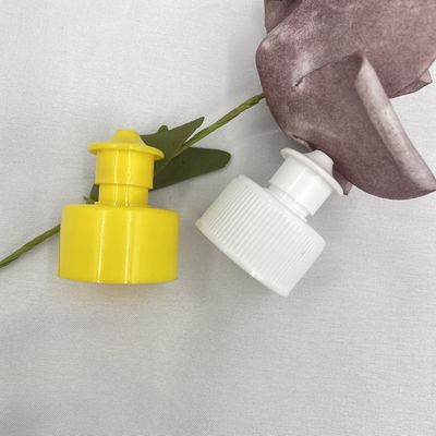 Muestra modificada para requisitos particulares del color de los PP 24/410 de vaivén amarillo de las cápsulas 28/410 aprobó