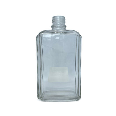 Envases del cristal de botellas del cosmético del cuadrado de la materia 250ml para los productos para el cuidado de la piel