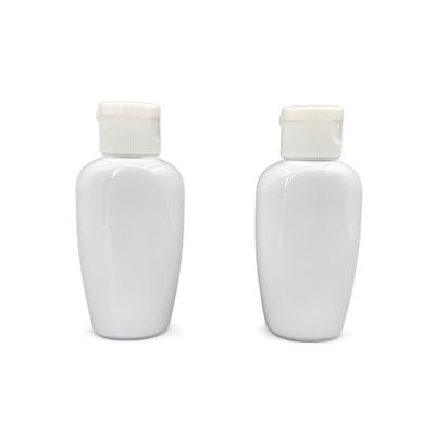 Botella plástica 50ml plano de la bomba del ANIMAL DOMÉSTICO del estilo obleado prevenir el oxígeno con el casquillo