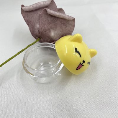 Diseño de la historieta de la crema 5g Mini Plastic Small Travel Jar picosegundo del bebé