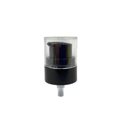 Bomba negra 24/400 del dispensador de la crema de la loción COMO primavera del casquillo SS316 fuera de 0.25ML/T