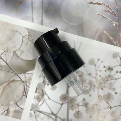 Bomba negra 24/400 del dispensador de la crema de la loción COMO primavera del casquillo SS316 fuera de 0.25ML/T