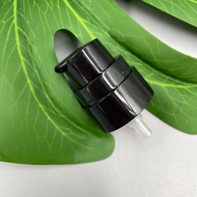 Bomba negra 24/400 del dispensador de la crema de la loción COMO primavera del casquillo SS316 fuera de 0.25ML/T