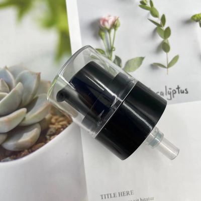 Bomba negra 24/400 del dispensador de la crema de la loción COMO primavera del casquillo SS316 fuera de 0.25ML/T