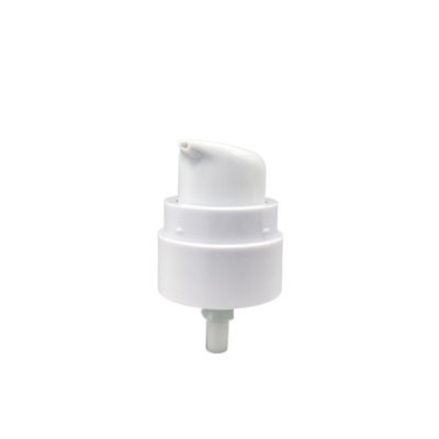 Blanco del dispensador 24/400 de la bomba de la crema 0.25ML/T COMO exterior claro de la primavera del casquillo SS316