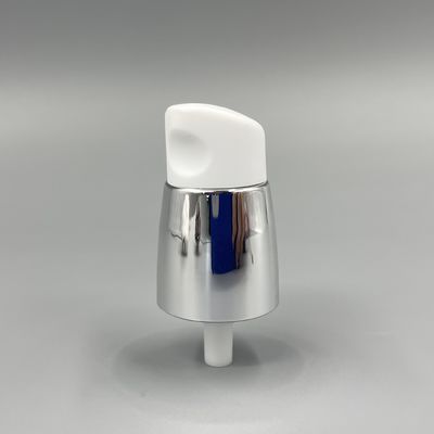 Cierre metalizado de la crema hidratante 20/410 plástico de plata de la mano de la bomba 0.2ML/T del tratamiento