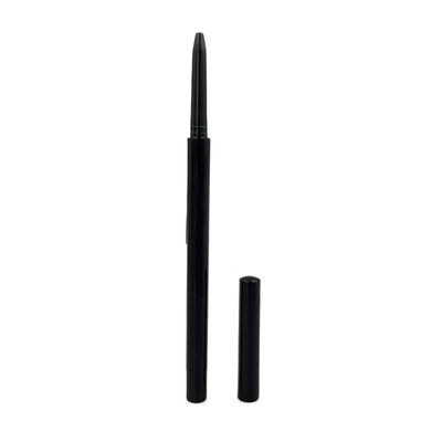 Envase plástico delgado vacío de relleno del maquillaje del diámetro 6m m de la altura 123m m del estilo del lápiz de ceja de la capacidad 0.08g
