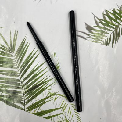 Envase plástico delgado vacío de relleno del maquillaje del diámetro 6m m de la altura 123m m del estilo del lápiz de ceja de la capacidad 0.08g