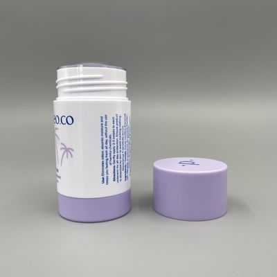 COMO/PP alrededor de los tubos Eco del envase 50g 1.76oz del palillo de desodorante amistoso con la impresión