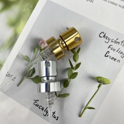 Reemplazo 15 de la boca del rociador de la bomba del perfume del oro 400 0.09ML de aluminio con la virola
