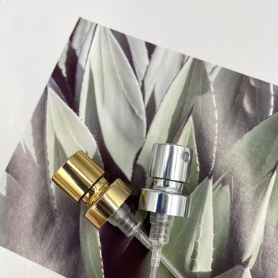 Reemplazo 15 de la boca del rociador de la bomba del perfume del oro 400 0.09ML de aluminio con la virola