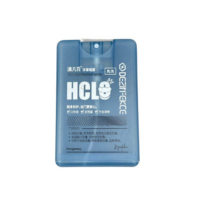 Desinfectante antibacteriano 304H de la mano del rociador 20ML de la tarjeta de crédito de la dosificación 0.06ML