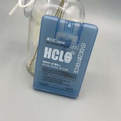 Desinfectante antibacteriano 304H de la mano del rociador 20ML de la tarjeta de crédito de la dosificación 0.06ML